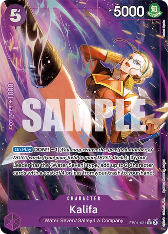 Kalifa (Alternate Art) - Foil (Extra Booster: Memorial Collection)(EB01-031)(R)