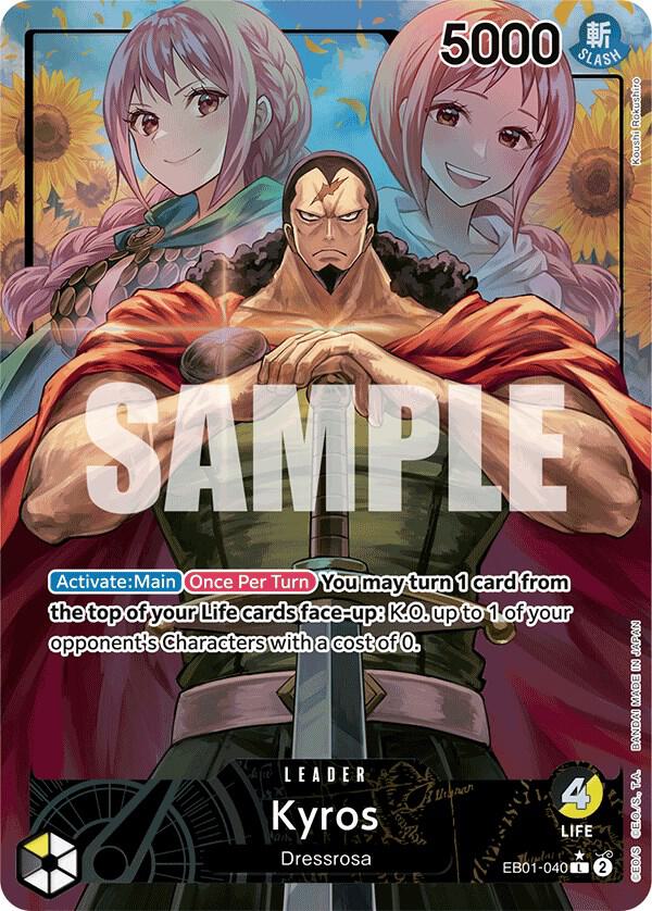 Kyros (Alternate Art) - Foil (Extra Booster: Memorial Collection)(EB01-040)(L)