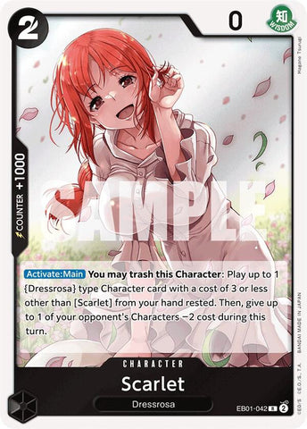 Scarlet - Foil (Extra Booster: Memorial Collection)(EB01-042)(R)