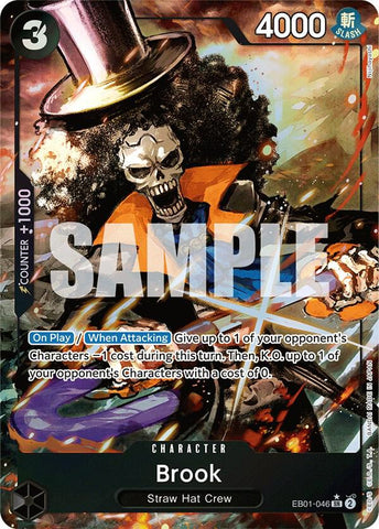 Brook (046) (Alternate Art) - Foil (Extra Booster: Memorial Collection)(EB01-046)(SR)