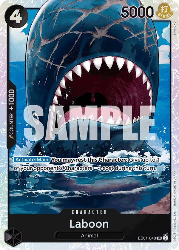 Laboon (048) - Foil (Extra Booster: Memorial Collection)(EB01-048)(SR)