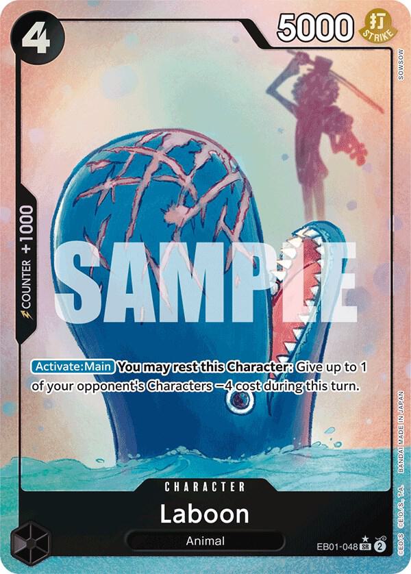 Laboon (048) (Alternate Art) - Foil (Extra Booster: Memorial Collection)(EB01-048)(SR)