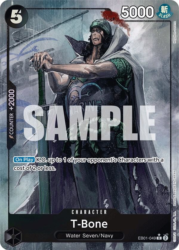 T-Bone (Alternate Art) - Foil (Extra Booster: Memorial Collection)(EB01-049)(R)