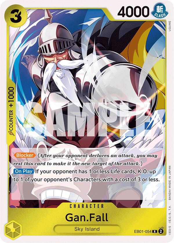 Gan.Fall - Foil (Extra Booster: Memorial Collection)(EB01-054)(R)