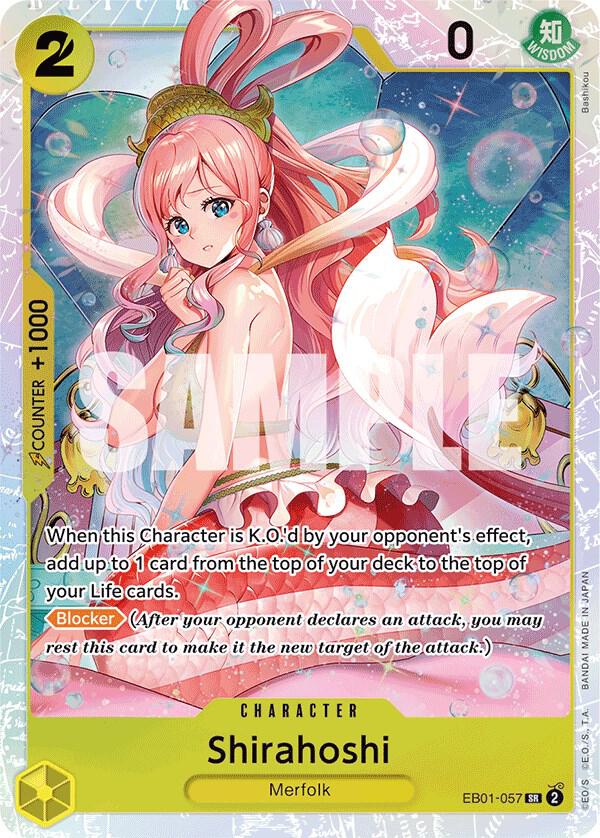 Shirahoshi - Foil (Extra Booster: Memorial Collection)(EB01-057)(SR)