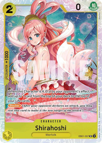 Shirahoshi - Foil (Extra Booster: Memorial Collection)(EB01-057)(SR)