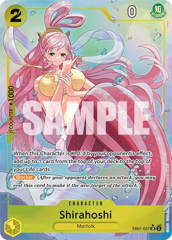 Shirahoshi (Alternate Art) - Foil (Extra Booster: Memorial Collection)(EB01-057)(SR)