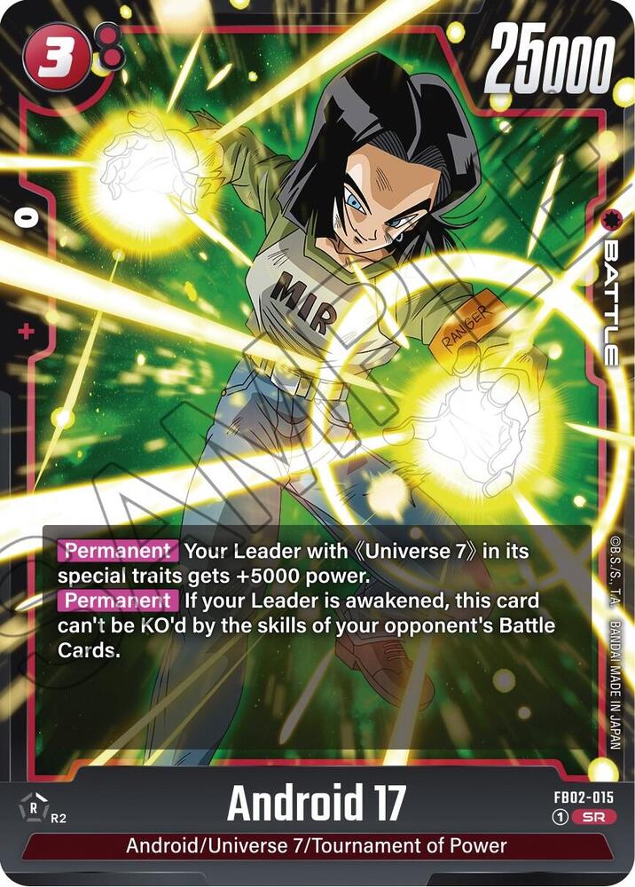 Android 17 [015] [Foil] (FB02-015)(SR)
