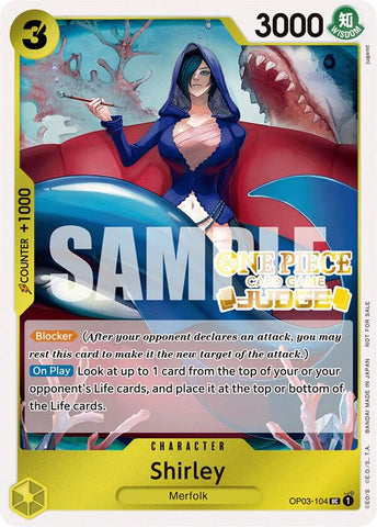 Shirley [Judge Pack Vol. 3] [Foil] (One Piece Promotion Cards)(OP03-104)(UC)
