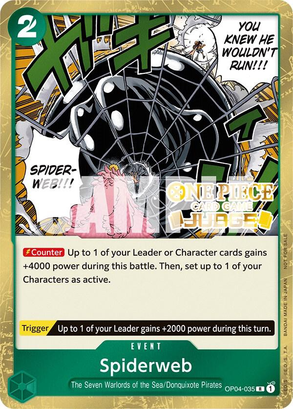 Spiderweb [Judge Pack Vol. 3] [Foil] (One Piece Promotion Cards)(OP04-035)(R)