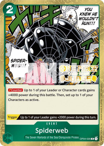 Spiderweb [Judge Pack Vol. 3] [Foil] (One Piece Promotion Cards)(OP04-035)(R)