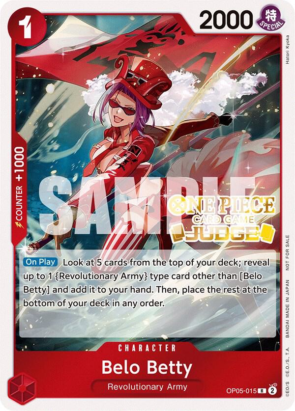 Belo Betty [Judge Pack Vol. 3] [Foil] (One Piece Promotion Cards)(OP05-015)(R)