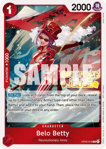 Belo Betty [Judge Pack Vol. 3] [Foil] (One Piece Promotion Cards)(OP05-015)(R)