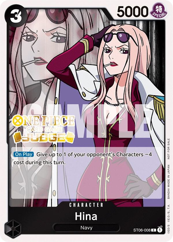 Hina [Judge Pack Vol. 3] [Foil] (One Piece Promotion Cards)(ST06-008)(C)