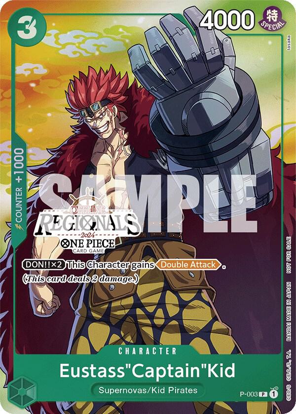 Eustass"Captain"Kid [Offline Regional 2024 Vol. 2] [Participant] [Foil] (One Piece Promotion Cards)(P-003)(PR)