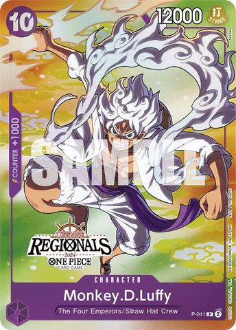 Monkey.D.Luffy (041) [Offline Regional 2024 Vol. 2] [Participant] [Foil] (One Piece Promotion Cards)(P-041)(PR)