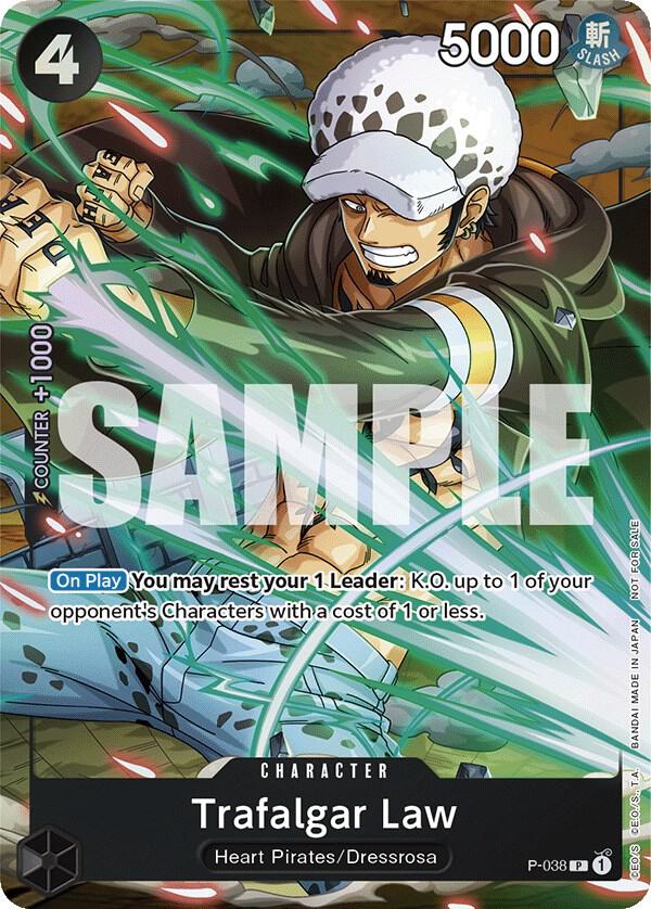 Trafalgar Law [Event Pack Vol. 4] [Foil] (One Piece Promotion Cards)(P-038)(PR)