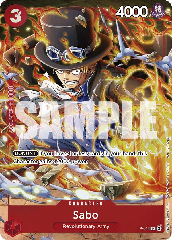 Sabo [Event Pack Vol. 4] [Foil] (One Piece Promotion Cards)(P-044)(PR)