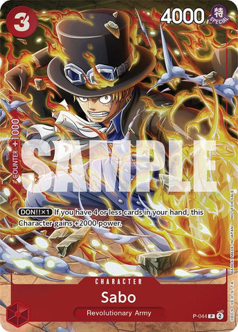 Sabo [Event Pack Vol. 4] [Foil] (One Piece Promotion Cards)(P-044)(PR)