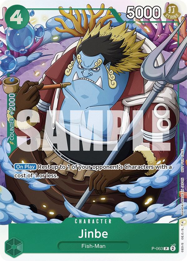 Jinbe [Event Pack Vol. 4] [Foil] (One Piece Promotion Cards)(P-063)(PR)