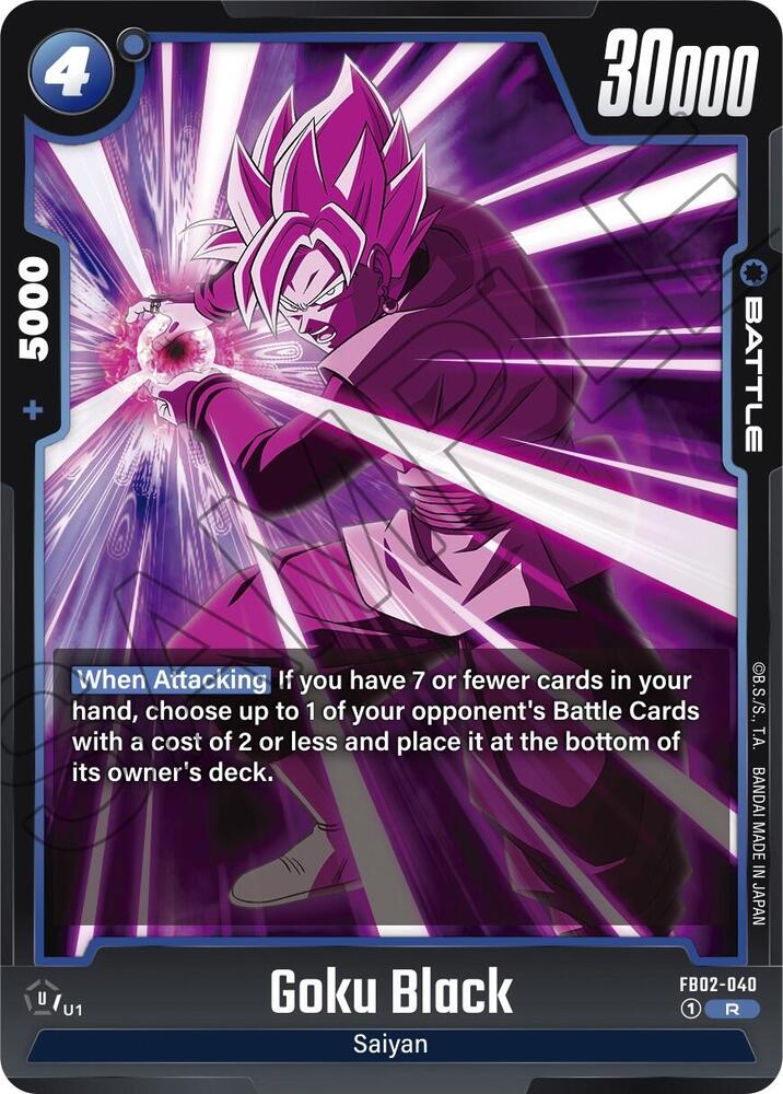 Goku Black [040] [Foil] (FB02-040)(R)