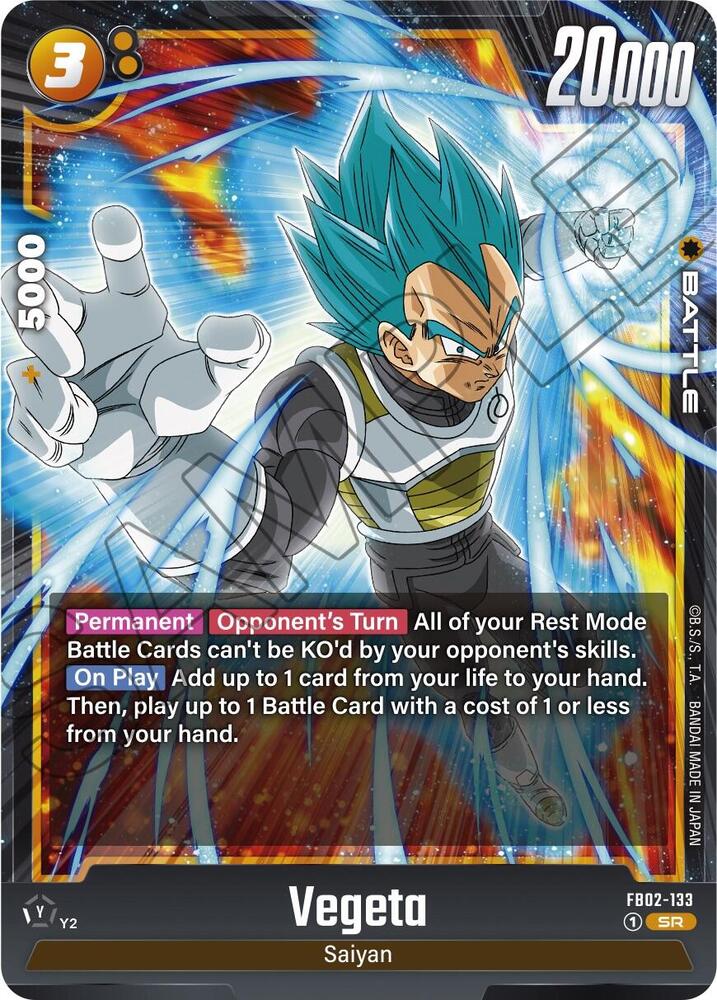 Vegeta [133] [Foil] (FB02-133)(SR)