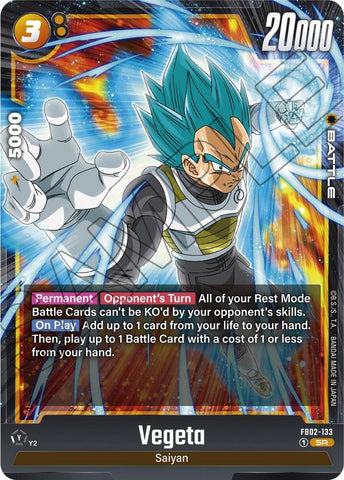 Vegeta [133] [Foil] (FB02-133)(SR)