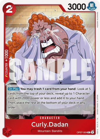 Curly.Dadan - Foil (500 Years in the Future)(OP07-004)(R)