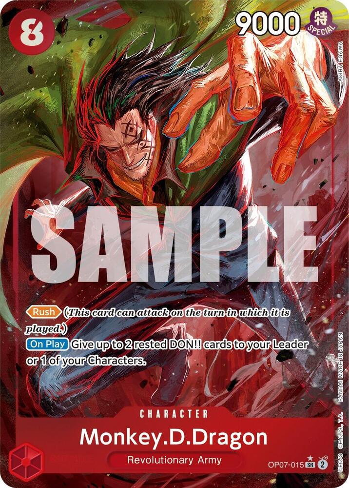 Monkey.D.Dragon (015) - Parallel - Foil (500 Years in the Future)(OP07-015)(SR)