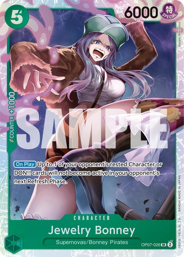 Jewelry Bonney (026) - Foil (500 Years in the Future)(OP07-026)(SR)