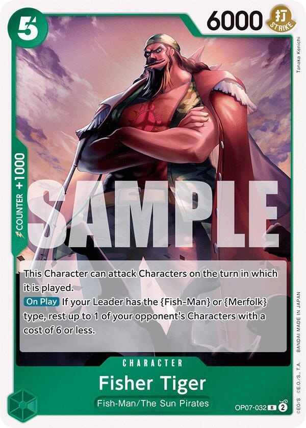 Fisher Tiger - Foil (500 Years in the Future)(OP07-032)(R)