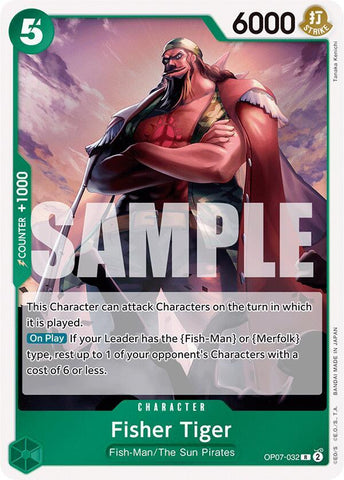 Fisher Tiger - Foil (500 Years in the Future)(OP07-032)(R)
