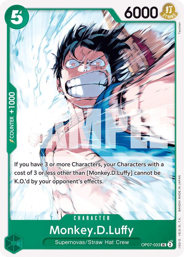 Monkey.D.Luffy (033) (500 Years in the Future)(OP07-033)(UC)