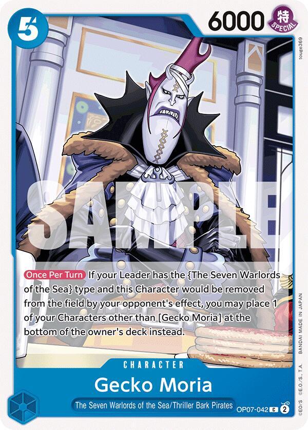 Gecko Moria (042) (500 Years in the Future)(OP07-042)(C)
