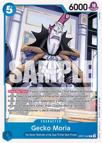 Gecko Moria (042) (500 Years in the Future)(OP07-042)(C)
