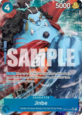 Jinbe (045) - Parallel - Foil (500 Years in the Future)(OP07-045)(SR)