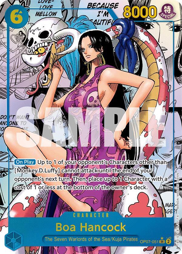 Boa Hancock (051) - Parallel - Manga - Foil (500 Years in the Future)(OP07-051)(SR)