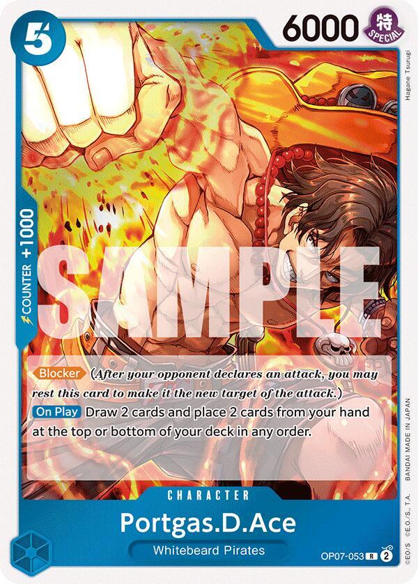 Portgas.D.Ace (053) - Foil (500 Years in the Future)(OP07-053)(R)