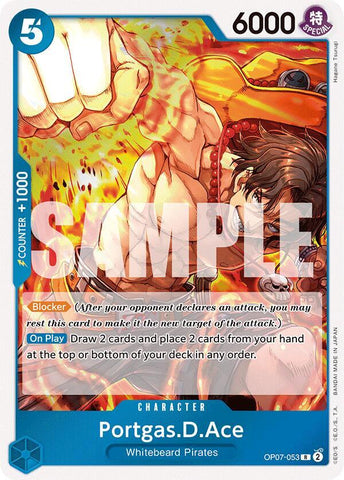 Portgas.D.Ace (053) - Foil (500 Years in the Future)(OP07-053)(R)