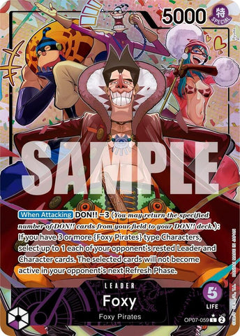 Foxy (059) - Parallel - Foil (500 Years in the Future)(OP07-059)(L)