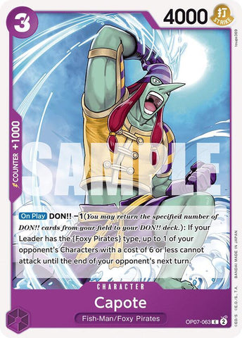 Capote (500 Years in the Future)(OP07-063)(C)
