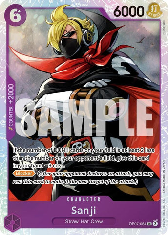 Sanji - Foil (500 Years in the Future)(OP07-064)(SR)