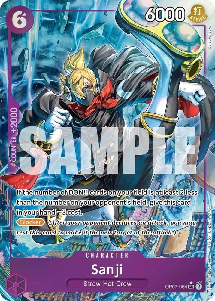 Sanji - Parallel - Foil (500 Years in the Future)(OP07-064)(SR)