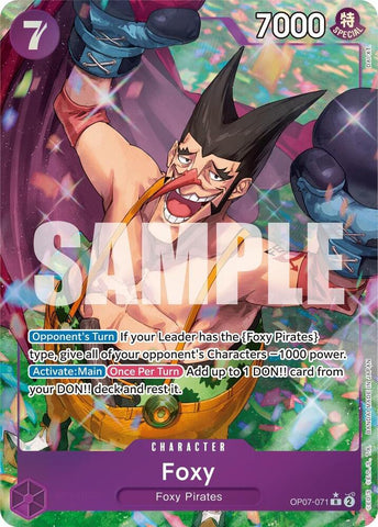 Foxy (071) - Parallel - Foil (500 Years in the Future)(OP07-071)(R)