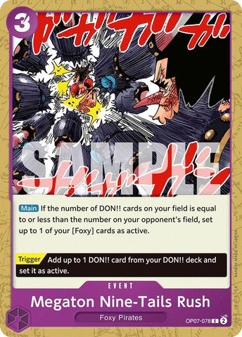 Megaton Nine-Tails Rush (500 Years in the Future)(OP07-078)(C)