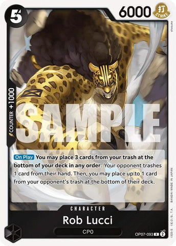 Rob Lucci (093) - Foil (500 Years in the Future)(OP07-093)(R)