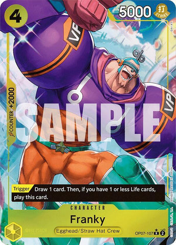 Franky - Parallel - Foil (500 Years in the Future)(OP07-107)(R)