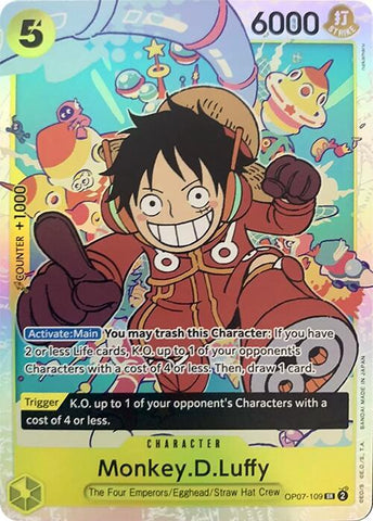 Monkey.D.Luffy (109) - Foil (500 Years in the Future)(OP07-109)(SR)