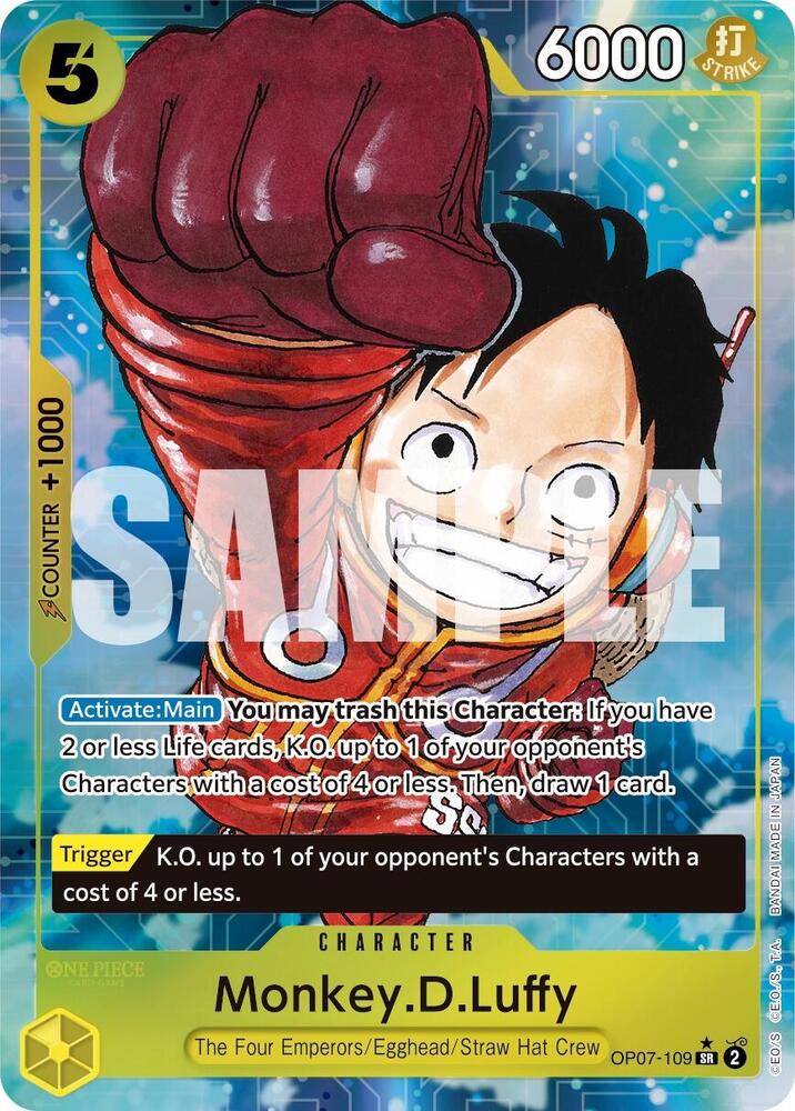 Monkey.D.Luffy (109) - Parallel - Foil (500 Years in the Future)(OP07-109)(SR)