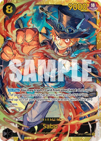 Sabo - Foil (500 Years in the Future)(OP07-118)(SEC)